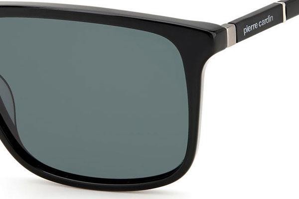 Okulary przeciwsłoneczne Pierre Cardin P.C.6223/S 807/QT Prostokątne Czarne