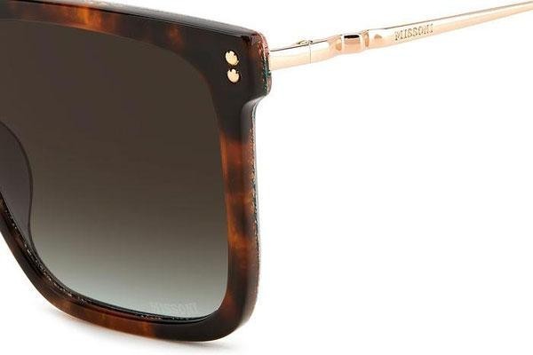 Okulary przeciwsłoneczne Missoni MIS0107/S 086/HA Kwadratowe Havana