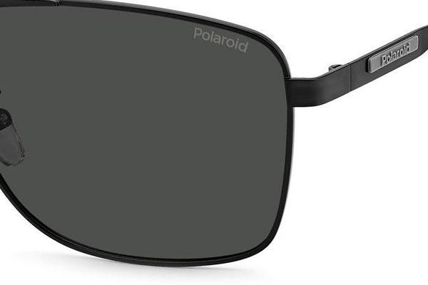 Ochelari de soare Polaroid PLD2136/G/S/X 003/M9 Polarized Dreptunghiulari Negri