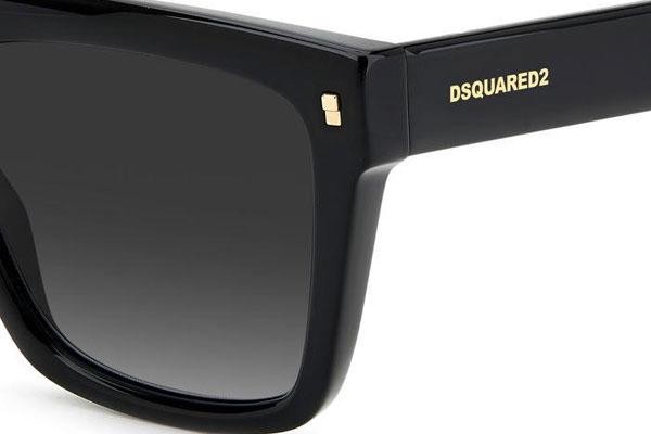 Napszemüvegek Dsquared2 D20051/S 807/9O Szogletes Fekete