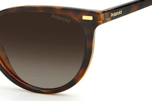 Okulary przeciwsłoneczne Polaroid PLD4107/S 086/LA Polarized Kocie oczy Havana