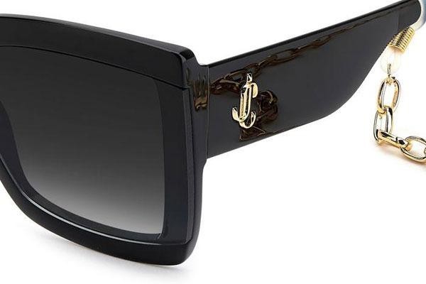 Okulary przeciwsłoneczne Jimmy Choo RENEE/N/S 807/9O Kwadratowe Czarne
