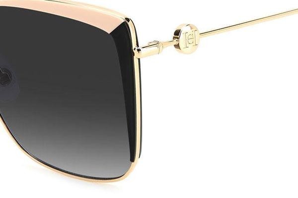 Okulary przeciwsłoneczne Carolina Herrera HER0111/S KDX/9O Oversize Złote