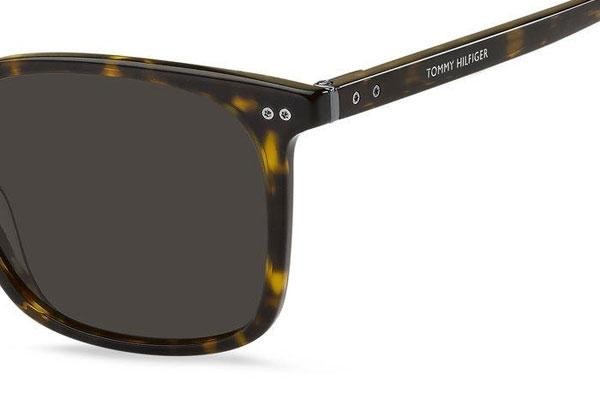 Okulary przeciwsłoneczne Tommy Hilfiger TH1938/S 086/IR Prostokątne Havana