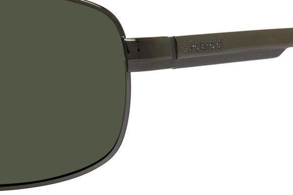 Okulary przeciwsłoneczne Polaroid P4314 KIH/RC Polarized Pilotki (Aviator) Czarne