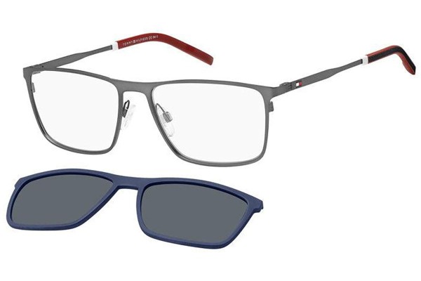 Okulary korekcyjne Tommy Hilfiger TH1803/CS R80/C3 Prostokątne Srebrne