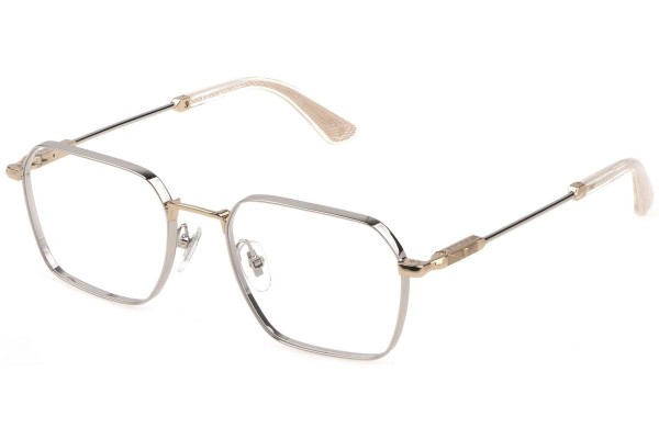 Okulary korekcyjne Police Horizon 3 VPLF87 0340 Kwadratowe Srebrne