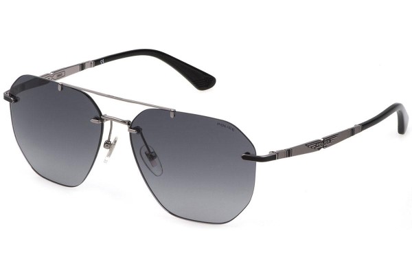 Okulary przeciwsłoneczne Police Origins Nineties 4 SPLF68 0508 Pilotki (Aviator) Srebrne