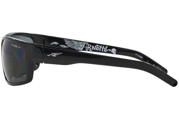 Okulary przeciwsłoneczne Arnette Fastball AN4202 226781 Polarized Prostokątne Czarne