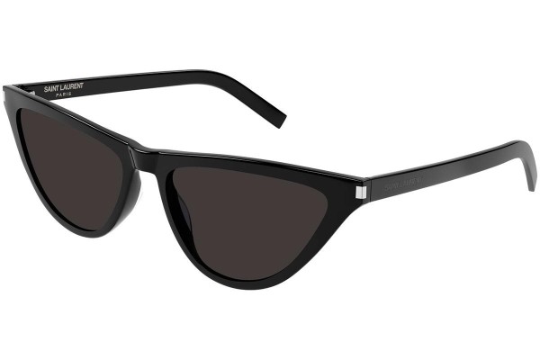 Ochelari de soare Saint Laurent SL550SLIM 001 Cat Eye Negri