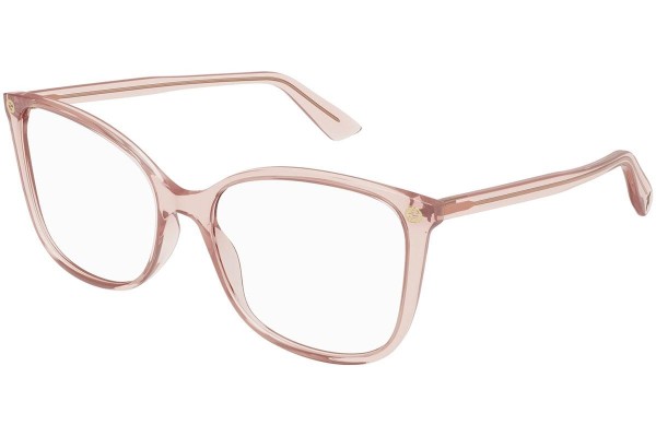 Okulary korekcyjne Gucci GG0026O 013 Kocie oczy Przezroczyste