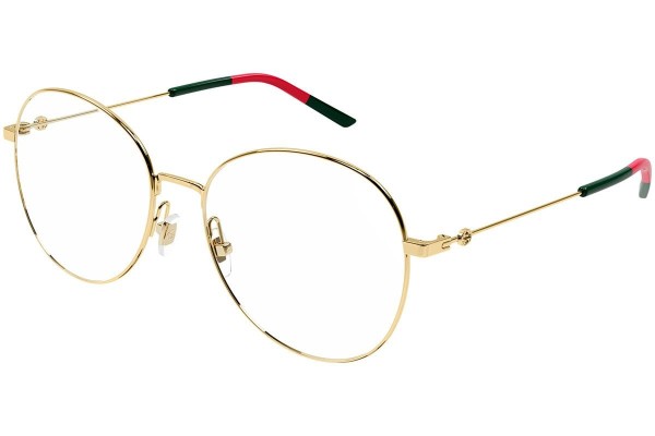 Okulary korekcyjne Gucci GG1201O 001 Okrągłe Złote