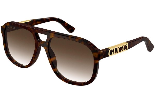 Napszemüvegek Gucci GG1188S 003 Pilota Havana