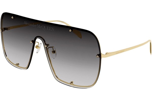 Okulary przeciwsłoneczne Alexander McQueen AM0362S 003 Oversize Złote