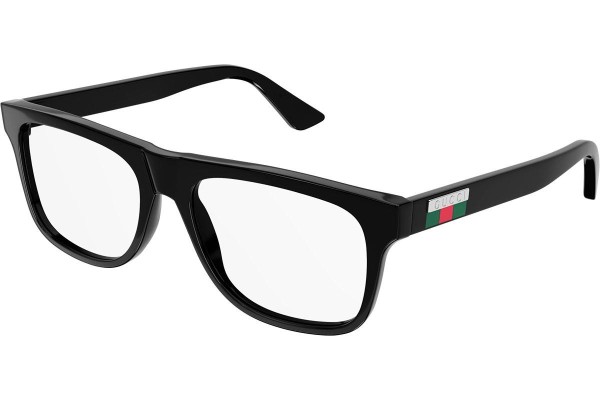 Okulary korekcyjne Gucci GG1117O 001 Kwadratowe Czarne