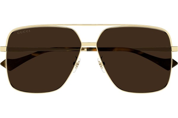 Okulary przeciwsłoneczne Gucci GG1099SA 003 Pilotki (Aviator) Złote
