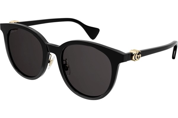 Okulary przeciwsłoneczne Gucci GG1073SK 001 Kocie oczy Czarne