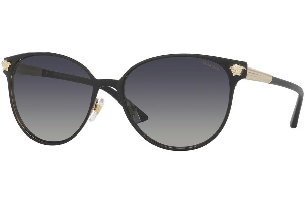 Okulary przeciwsłoneczne Versace VE2168 1377T3 Oversize Czarne