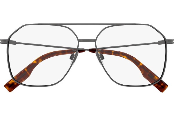 Okulary korekcyjne McQ MQ0333O 001 Pilotki (Aviator) Szare