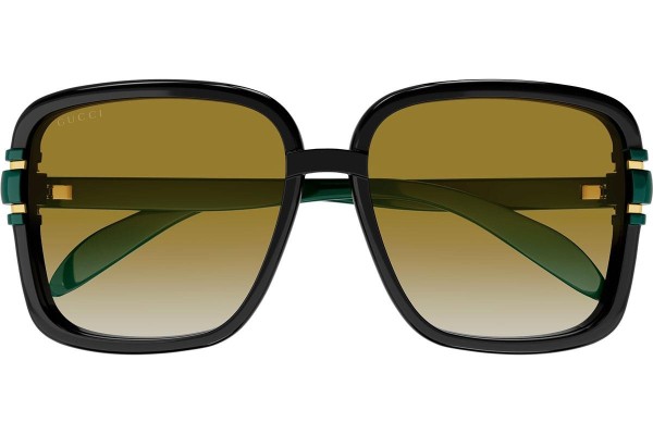 Okulary przeciwsłoneczne Gucci GG1066S 003 Oversize Czarne