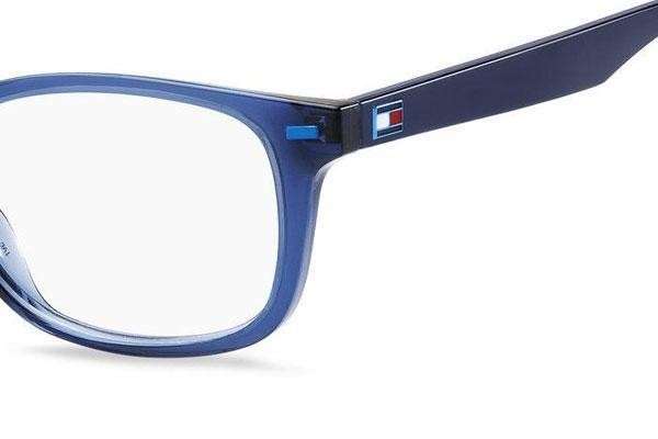Okulary korekcyjne Tommy Hilfiger Junior TH1927 PJP Prostokątne Niebieskie