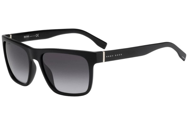 Okulary przeciwsłoneczne BOSS BOSS0727/N/S 003/9O Polarized Kwadratowe Czarne