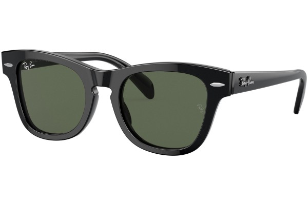 Okulary przeciwsłoneczne Ray-Ban Junior RJ9707S 100/71 Kwadratowe Czarne