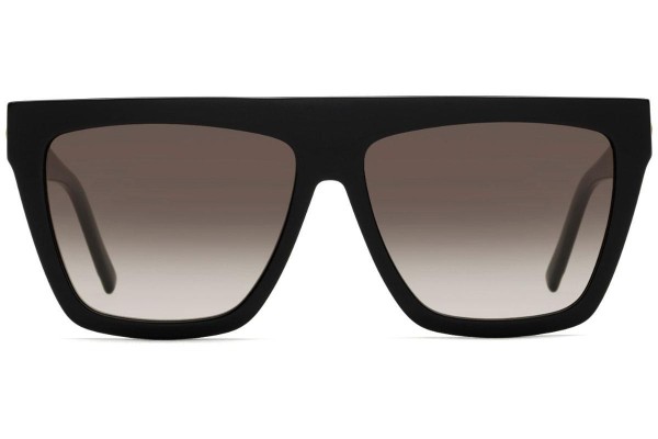 Okulary przeciwsłoneczne BOSS BOSS1153/S 807/HA Flat Top Czarne