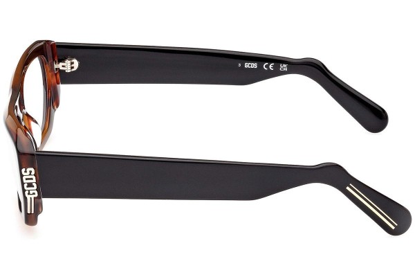 Okulary przeciwsłoneczne GCDS GD0029 56X Prostokątne Czarne