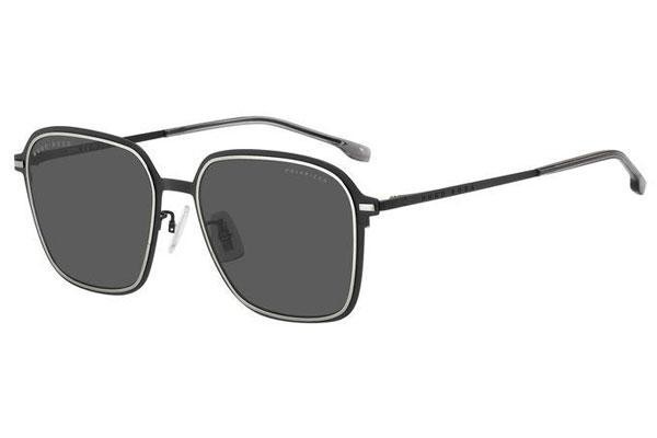 Okulary przeciwsłoneczne BOSS BOSS1223/F/S 003/M9 Polarized Kwadratowe Czarne