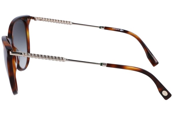 Okulary przeciwsłoneczne Lacoste L993S 214 Okrągłe Havana