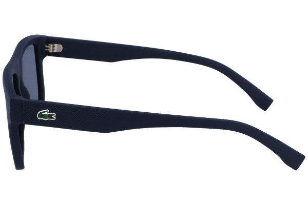 Okulary przeciwsłoneczne Lacoste L6001S 401 Flat Top Niebieskie
