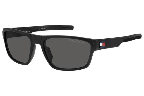 Okulary przeciwsłoneczne Tommy Hilfiger TH1978/S 003/M9 Polarized Kwadratowe Czarne