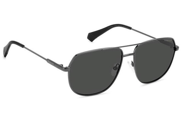 Слънчеви очила Polaroid PLD6195/S/X KJ1/M9 Polarized Пилотни Сребърна