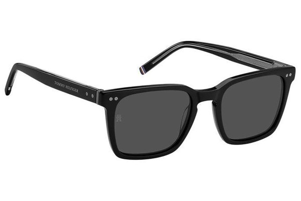 Okulary przeciwsłoneczne Tommy Hilfiger TH1971/S 807/IR Kwadratowe Czarne