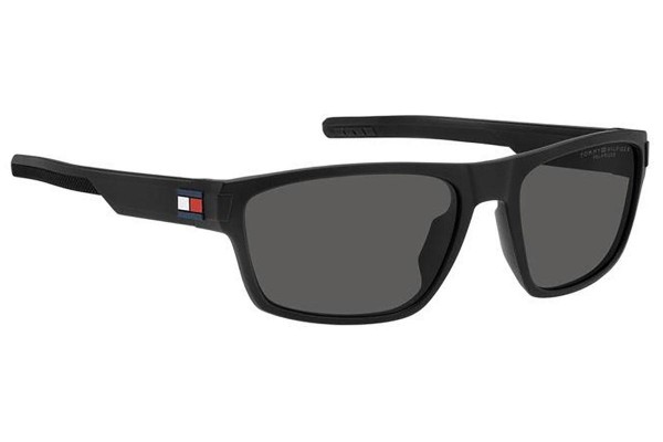 Okulary przeciwsłoneczne Tommy Hilfiger TH1978/S 003/M9 Polarized Kwadratowe Czarne