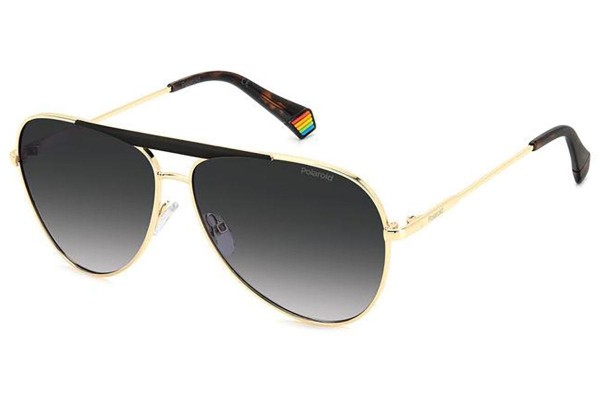 Okulary przeciwsłoneczne Polaroid PLD6200/S/X RHL/WJ Polarized Pilotki (Aviator) Złote