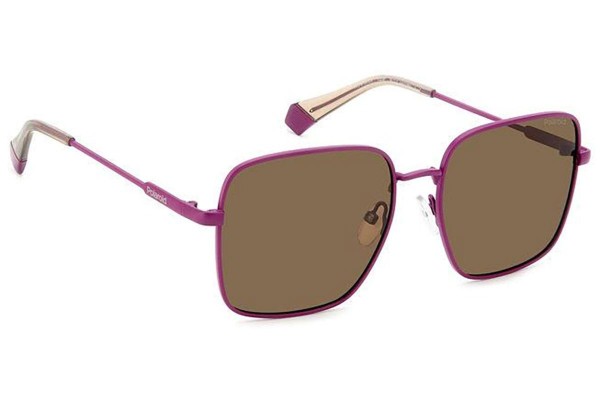 Okulary przeciwsłoneczne Polaroid PLD6194/S/X 1JZ/SP Polarized Kwadratowe Fioletowe