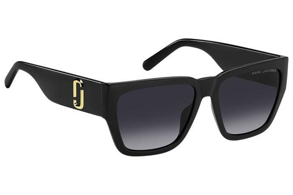 Okulary przeciwsłoneczne Marc Jacobs MARC646/S 08A/WJ Polarized Kwadratowe Czarne