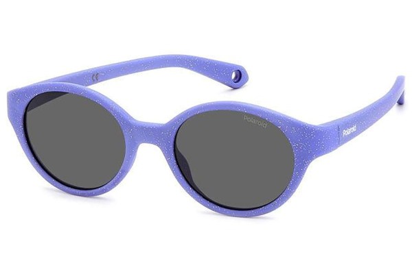 Ochelari de soare Polaroid Junior PLDK007/S MW2/M9 Polarized Ovali Violeți