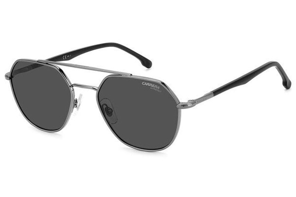 Okulary przeciwsłoneczne Carrera CARRERA303/S KJ1/IR Pilotki (Aviator) Srebrne