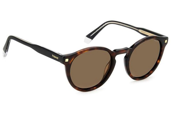 Ochelari de soare Polaroid PLD4150/S/X 086/SP Polarized Ovali Havana