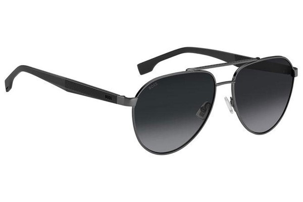 Слънчеви очила BOSS BOSS1485/S PTA/1I Polarized Пилотни Сива