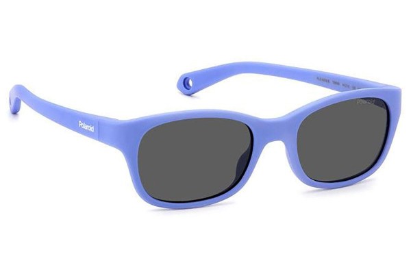 Слънчеви очила Polaroid Junior PLDK006/S 789/M9 Polarized Правоъгълни Виолетова