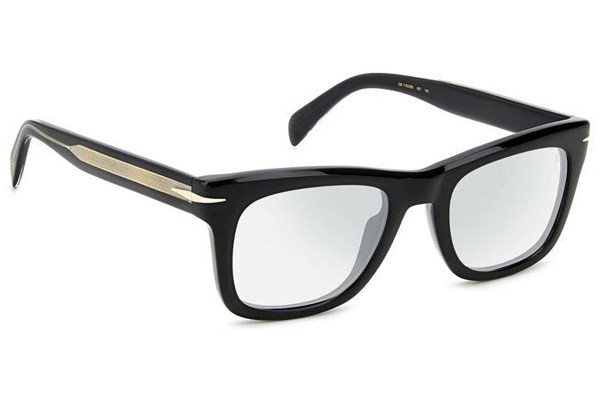 Okulary korekcyjne David Beckham DB7105/BB 807/G6 blue-light [non-prescription] Kwadratowe Czarne