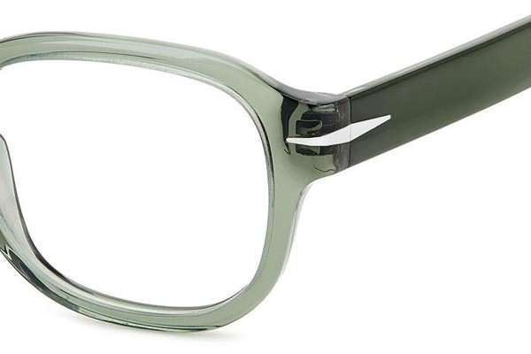 Okulary korekcyjne David Beckham DB7106 1ED Kwadratowe Zielone