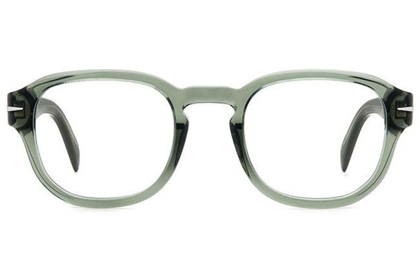 Okulary korekcyjne David Beckham DB7106 1ED Kwadratowe Zielone