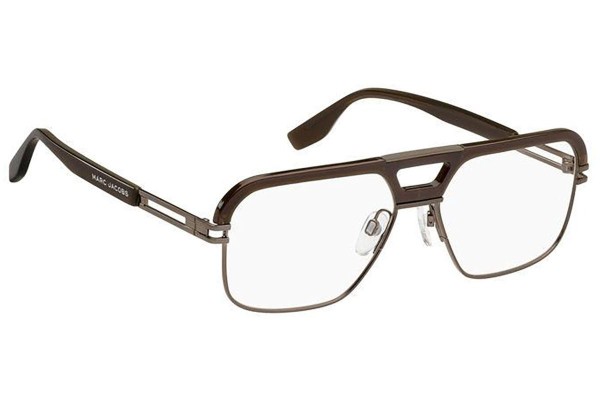 Okulary korekcyjne Marc Jacobs MARC677 09Q Prostokątne Brązowe