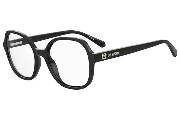 Okulary korekcyjne Love Moschino MOL616 807 Okrągłe Czarne