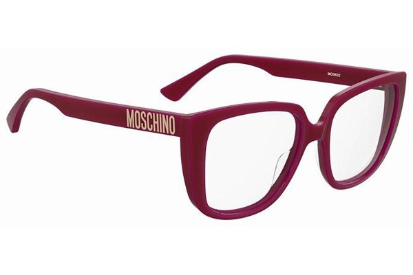 Okulary korekcyjne Moschino MOS622 C9A Kwadratowe Czerwone